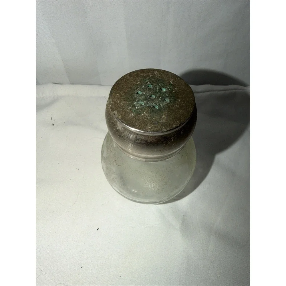 Clear‎ Glass Sugar Shaker 3.25 inches Tall